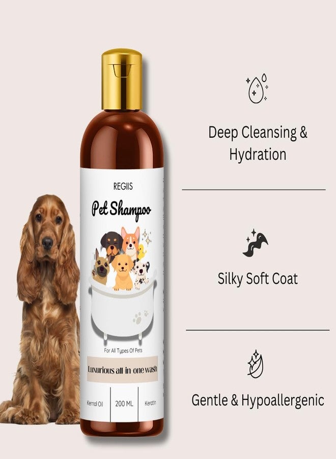 REGIIS Pet Shampoo Set, Luxurious All-in-One Wash and Deshedding Formula with Nail Clipper, 200 ML, 2 Pack - Image 3